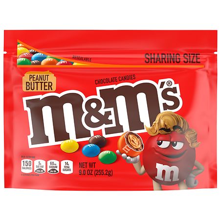 M&M's Chocolate Candies Peanut Butter