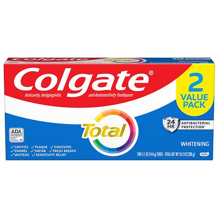 Colgate Total Total Whitening Toothpaste Pack Mint