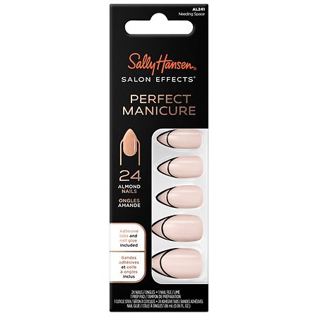 Sally Hansen Salon Effects Perfect Manicure Almond Nails Needing Space