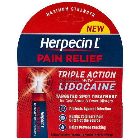 Herpecin-L Pain Relief Triple Action Lidocaine