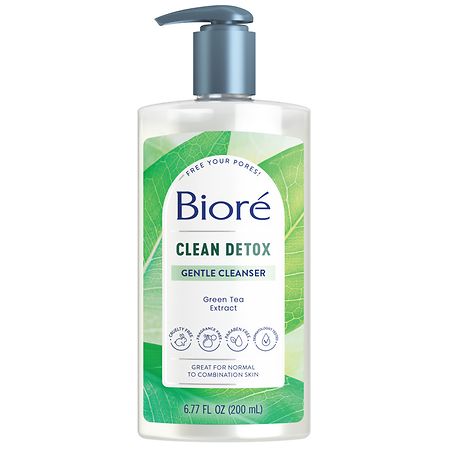 Biore Clean Detox Gentle Cleanser Unscented