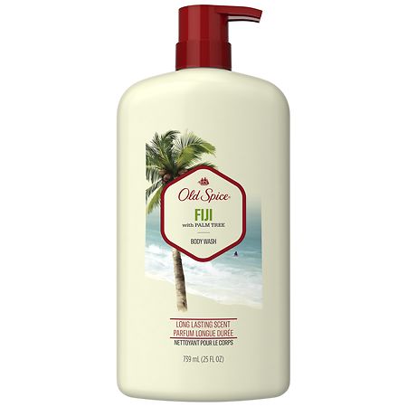 Old Spice Fresher Collection Body Wash Pump Fiji with Palm Tree