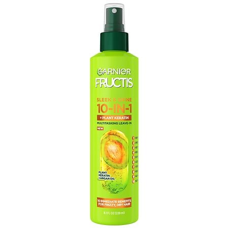Garnier Fructis Sleek & Shine 10 in 1 Spray, for Frizzy, Dry Hair