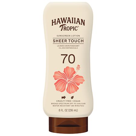 Hawaiian Tropic Sheer Touch Ultra Radiance Lotion Sunscreen, SPF 70
