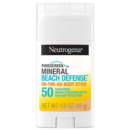 Neutrogena Purescreen+ Mineral Beach Defense Sunscreen Stick SPF 50