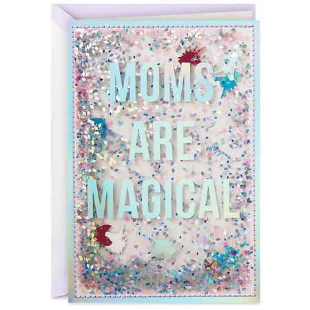 Hallmark Signature Mother's Day Card, Glitter and Unicorns, S5