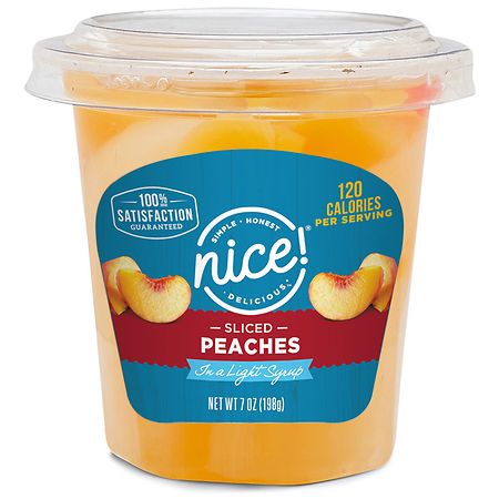 Nice! Sliced Peaches Cup
