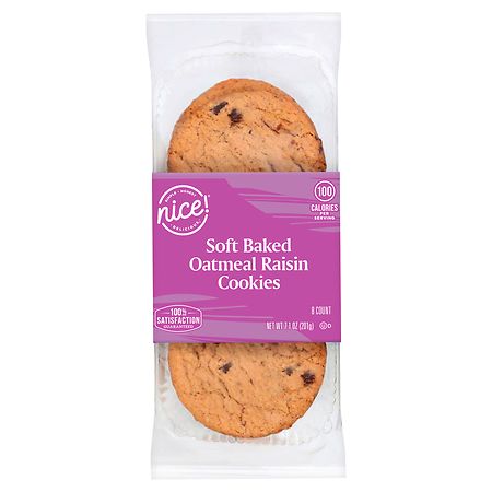 Nice! Soft Baked Cookies Oatmeal Raisin