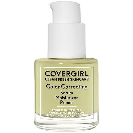 CoverGirl Clean Fresh Skincare Color Correcting Serum Moisturizer Primer Redness Neutralizer