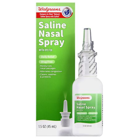 Walgreens Saline Nasal Spray with Xylitol