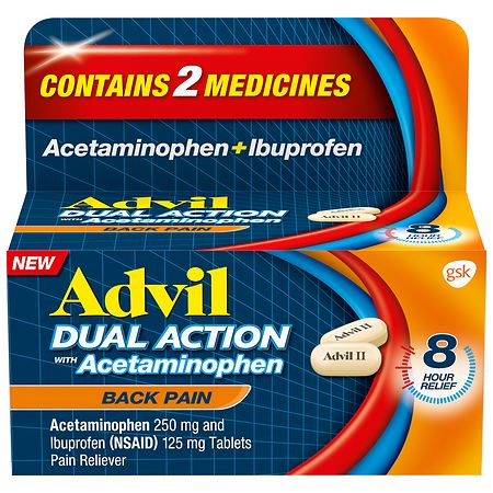 Advil Dual Action Back Pain Caplets