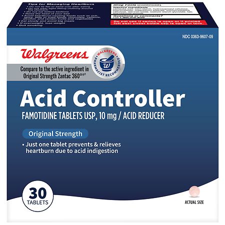 Walgreens Acid Reducer Tablets Original Strength