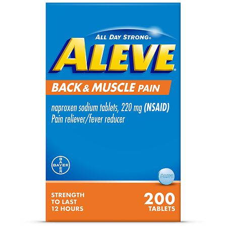 Aleve Pain Reliever, Fever Reducer, Naproxen Sodium Tablets