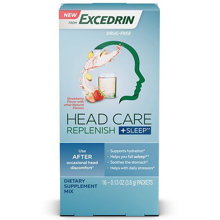 Excedrin Head Care Replenish +Sleep Dietary Supplement