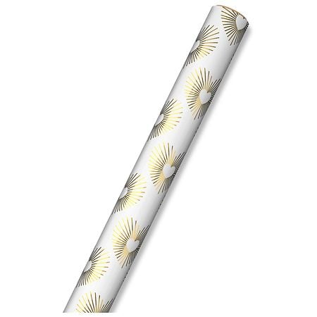 Hallmark Wrapping Paper (Gold Hearts) for Weddings, Valentine's Day