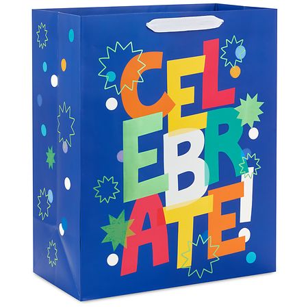 Hallmark Gift Bag (Celebrate) for Birthdays, Graduations
