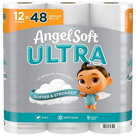 Angel Soft 2-Ply Mega Roll Bathroom Tissue