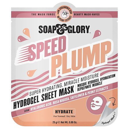 Soap & Glory Speed Plump Super Hydrating Miracle Moisture Hydrogel Sheet Mask