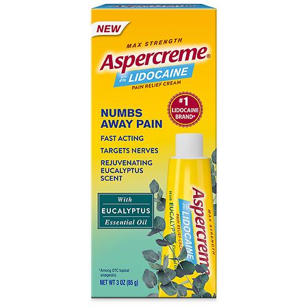 Aspercreme Lidocaine Cream Eucalyptus