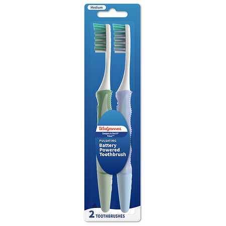 Walgreens Pulsating Deep Cleaning VibraClean Toothbrush Medium