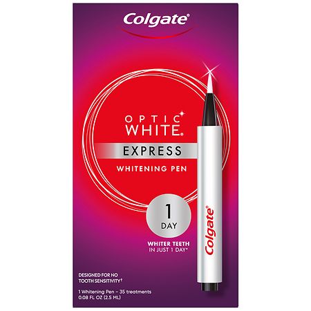Colgate Optic White Express Teeth Whitening Pen with 35 Treatments