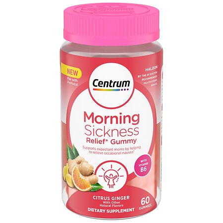 Centrum Morning Sickness Relief Gummies with B6 Citrus Ginger