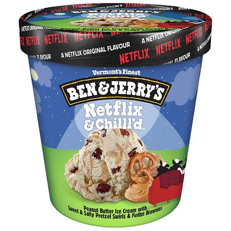 Ben & Jerry's Ice Cream Netflix & Chill'd