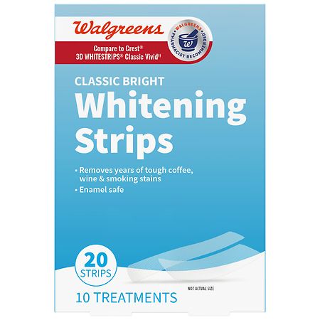 Walgreens Ultra Whitening Strips, Enamel Safe, EasyFit, Slip-Free Dry Touch
