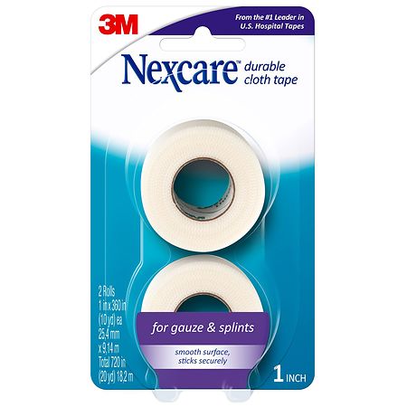 Nexcare Durable Cloth First Aid Tape White