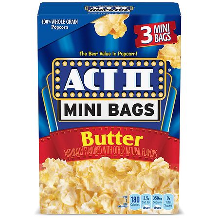 Act II Popcorn Mini Bags Butter