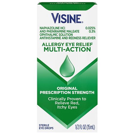 Visine Allergy Eye Relief Multi-Action Sterile Eye Drops