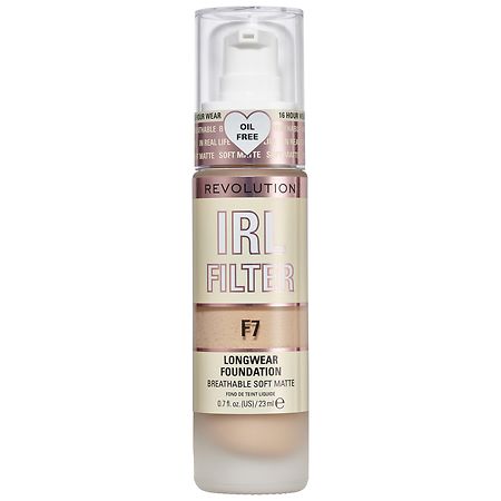 Makeup Revolution IRL Filter Longwear Foundation F7