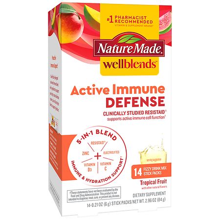 Nature Made WellBlends Active Immune Defense Fizzy Drink Mix
