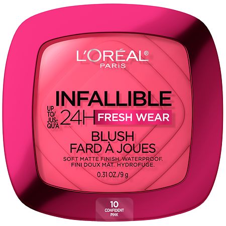 L'Oreal Paris Infallible Up to 24H Fresh Wear Soft Matte Blush Confident Pink
