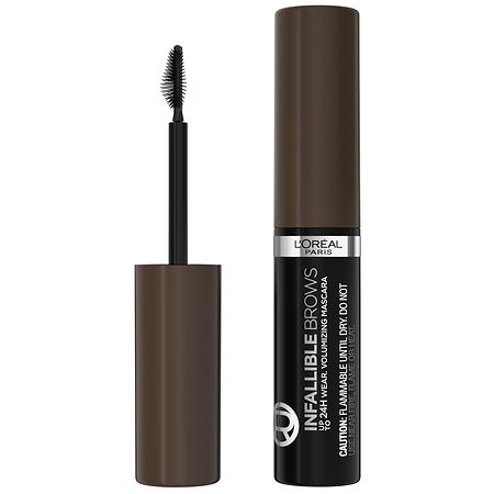 L'Oreal Paris Infallible Brows Volumizing Up To 24H Wear Mascara Long Lasting Formula Soft Black