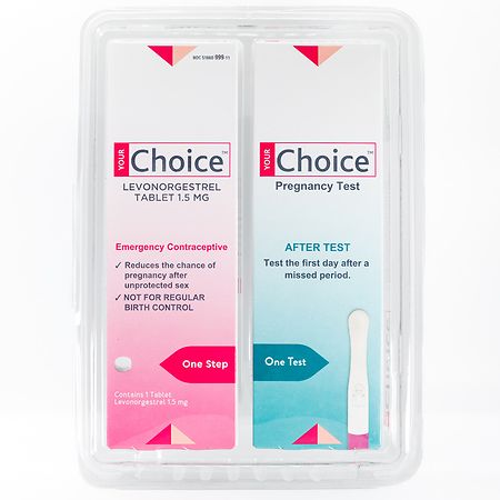 Your Choice Emergency Contraceptive Pill + Pregnancy Test