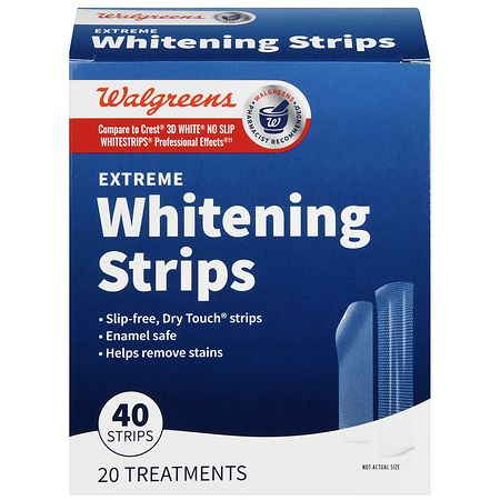 Walgreens Extreme Whitening Strips