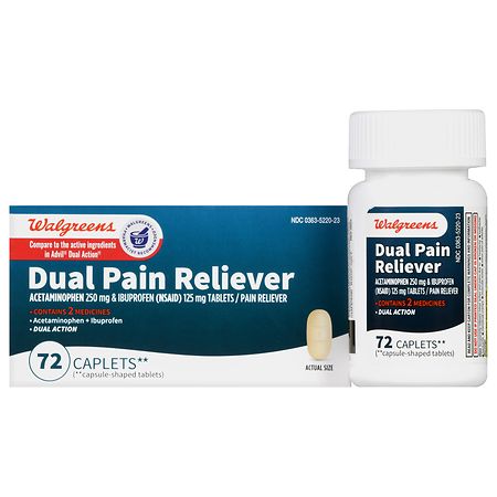 Walgreens Dual Pain Reliever Caplets