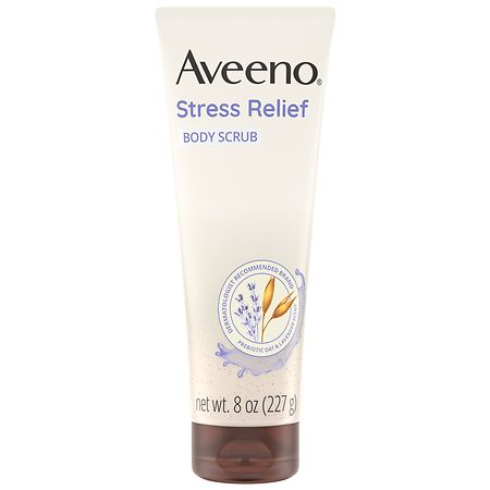 Aveeno Stress Relief Exfoliating Body Scrub Lavender