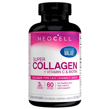 NeoCell Super Collagen + Vitamin C with Biotin Tablets