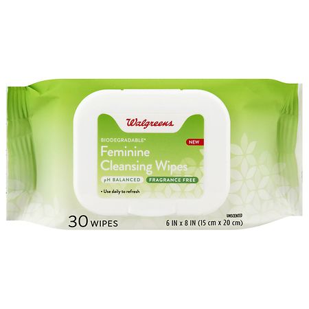 Walgreens Disposable Feminine Wipes