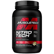 Muscle Tech Nitro Tech Ripped French Vanilla Bean Walgreens