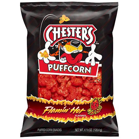 Chester's Puffcorn Flamin' Hot
