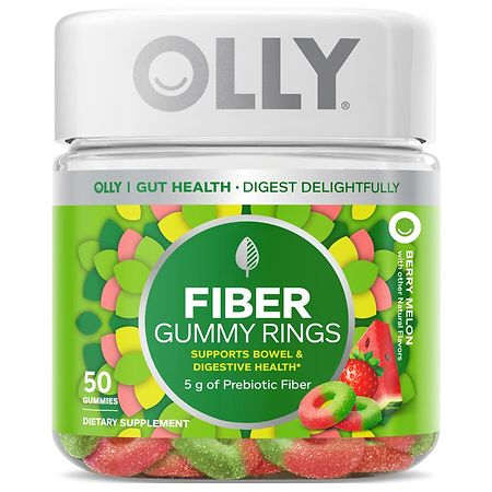 OLLY Fiber Gummy Rings Berry Melon