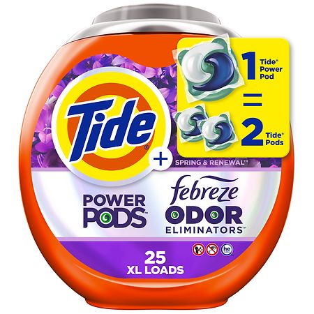 Tide Power Pods Laundry Detergent with Febreze