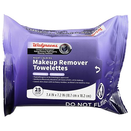 Walgreens Night Calming Makeup Remover Towelettes