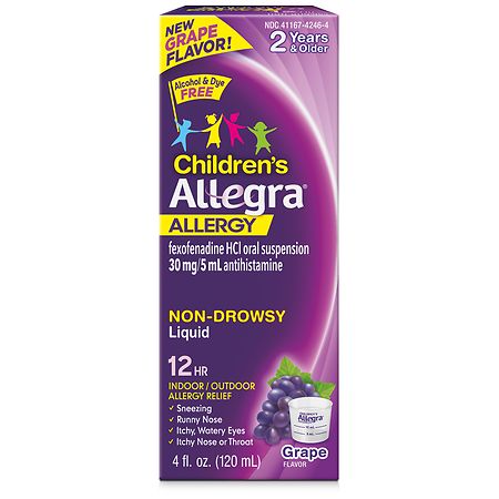 Allegra Children's 12 Hour Non-Drowsy Antihistamine Liquid