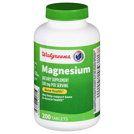 Walgreens Magnesium 500 mg Tablets