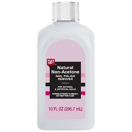 Walgreens Beauty Natural Nail Polish Remover Clear
