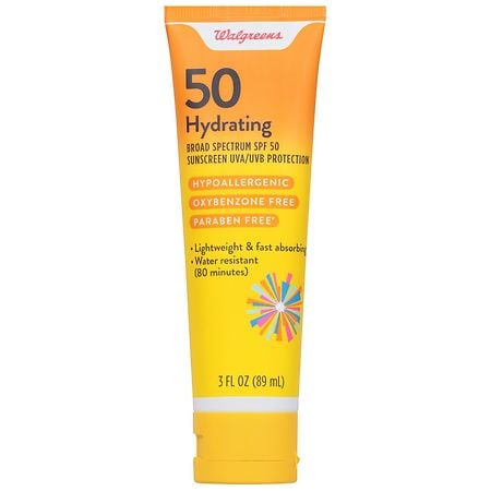 Walgreens Hydrating Sunscreen Lotion SPF 50